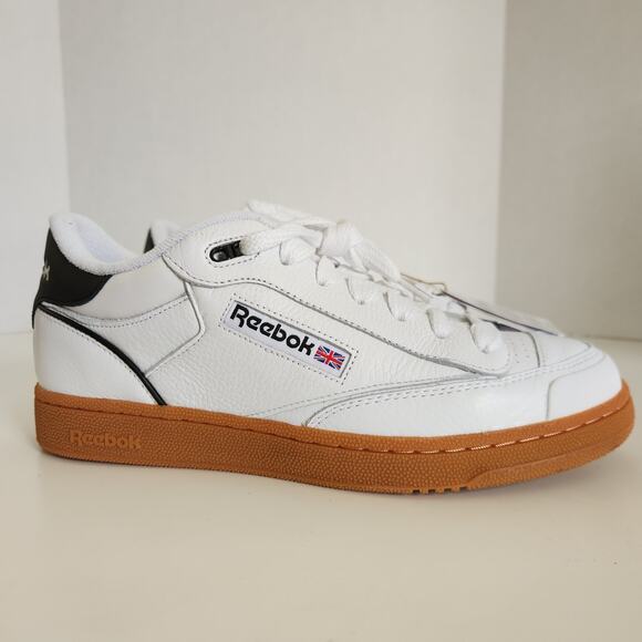 Reebok Unisex Club C Bulc Shoes, White/Black/Gum, 10,5 main image 6